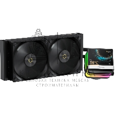 Система охлаждения Ocypus Sigma L24 PRO BK IPS Display/черный/290W/All Intel/AMD AM*/Screws