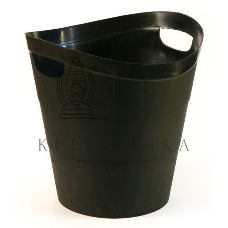 Корзина для бумаг Buro круглая 14 л. пластик черный