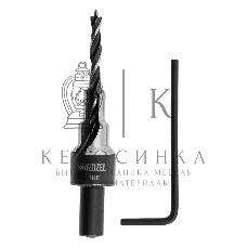 Сверло-зенкер под конфирмат Denzel 4 мм