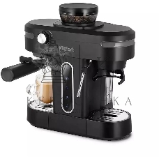 Кофеварка рожковая Kitfort КТ-7375 черный, исп. кофе - зерновой/молотый, 0.75 л, 1150 Вт, 15 бар