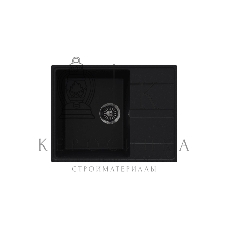 Кухонная мойка Maunfeld Lacrima 650 MFQS-650B черный