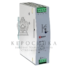 Блок питания на дин рейку EKF DR-E-75W-24 75Вт Uвх 220В AC Uвых 24В DC постоянного тока