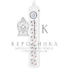 Сетевой фильтр Ippon BK-6-EU-5-10-W 5 м, 6 розеток, белый, коробка