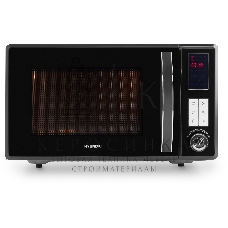 Микроволновая печь Hyundai HYM-D3009 черный, 23 л, 800 Вт, переключатели - кнопки, поворотный механизм