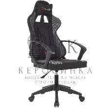 Кресло игровое Zombie Carry черный/серый, крестов. пластик