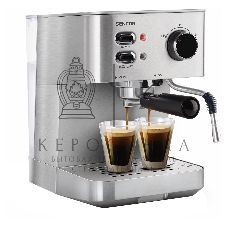 Кофеварка рожковая Sencor SES 4010SS серый, исп. кофе - молотый, 1.5 л, 1050 Вт, 15 бар