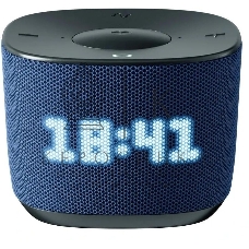 Умная колонка Sber Boom Home, 8Вт, 1.0, часы, мультирум, TWS, Zigbee хаб, Wi-Fi, Bluetooth 5.0, Zigbee, Салют, морской