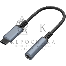 Переходник Defender JACK03-01 PRO 3.5 jack (F)-Type-C(M) c ЦАП 1