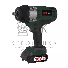 Профессиональный бесщеточный гайковерт аккумуляторный KLPRO KLSS18BHX-50 (18В, Li-ion-2шт, 5.0Ач, 800Нм, 2 скорости, подсветка,З/У,в кейсе)