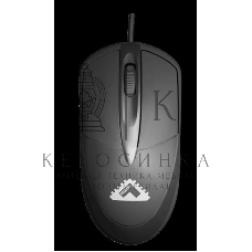 Мышь проводная БЕШТАУ М100РУ черный, 1200 dpi, USB, кнопки - 3