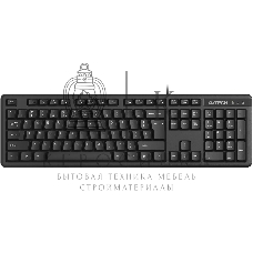 Клавиатура проводная A4Tech KKS-3, USB, черный