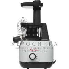 Соковыжималка Moulinex ZU150110 белый/черный, шнековая вертикальная, 150 Вт, 800 мл, электронное, реверс