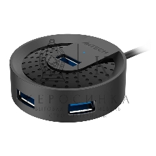 Разветвитель USB 3.0 A4Tech HUB-30C 4порт. черный