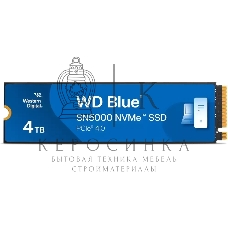Накопитель SSD 4Tb WD Blue, NVMe, M.2 2280, PCI-E 4x4 R/W - 5500/5000 Mb/s