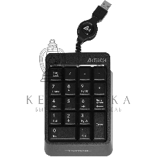 Числовой блок проводной A4Tech Fstyler FK13, USB, серый