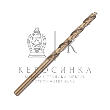 Сверло PATRIOT EXPERT по металлу, Р6М5К5, 5,0 мм, упаковка 10 шт