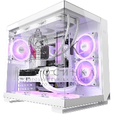 Компьютерный корпус без блока питания Case PCCooler C3T500 ARGB WH, Midi-Tower, TG, 6x120мм ARGB, 1xUSB-C 3.1 + 2xUSB-A 3.0, ATX, mATX, mITX белый