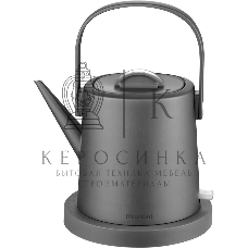 Чайник электрический Hyundai HYK-S5502 1 л, 1200 Вт, титан/титановый корпус: металл