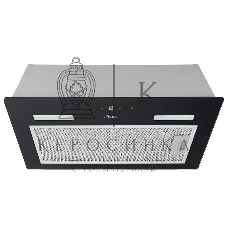 Встраиваемая вытяжка Monsher MASSY 60 Noir, 52 см, сенсорное управление, 3 скорости, 650 м3/ч, LED освещение, таймер, черный