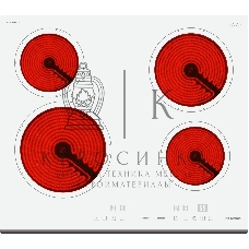 Варочная поверхность Hyundai HHE 6452 WG, белый