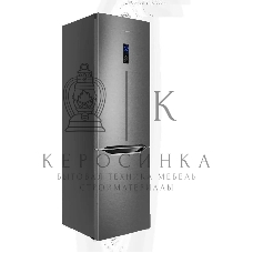 Холодильник Maunfeld MFF195NFIX10 нержавеющая сталь двухкамерный 252/98л морозилка снизу, No Frost