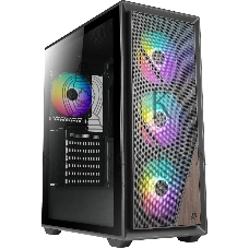 Компьютерный корпус Azza Forest черный без БП ATX 4x120мм 4x140мм 2xUSB 3.0 audio bott PSU