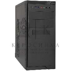 Компьютерный корпус Minitower ExeGate MA-372UX Black, mATX UN600, 120мм 2*USB+2*USB3.0, Audio