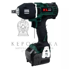 Профессиональный бесщеточный гайковерт аккумуляторный KLPRO KLSS18BH-50 (18В, Li-ion-2шт, 5.0А·ч, 400Нм, 2 скорости, подсветка,З/У,в кейсе)