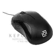 Мышь проводная Oklick 115SR черный, 1000 dpi, USB, кнопки - 3