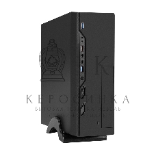 Компьютерный корпус Desktop ExeGate MI-208U2-M350 (mini-ITX/mATX, БП M350 с вент. 8см, 1хUSB+2хUSB 3.0, аудио, черный)