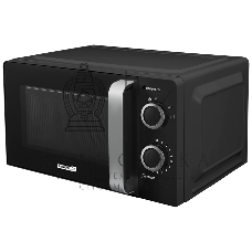 Микроволновая печь Renova MMS-20B1 черный, 20 л, 700 Вт, переключатели - поворотный механизм