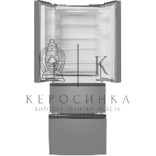 Холодильник Maunfeld MFF180NFSE01 нержавеющая сталь трехкамерный 224/113л морозилка снизу, No Frost