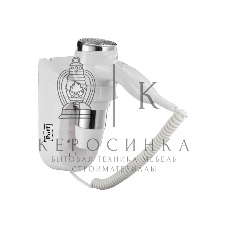 Фен Puff 1600B белый/хром, 1600 Вт