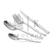 Набор столовых приборов LARA LR10-14/24 ORION 24 пр, зеркальная полировка, остр. вилка, нож для стейка