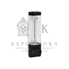 Дозатор для мыла Puff-8105Bl, 250 мл, черный, ABS-пластик