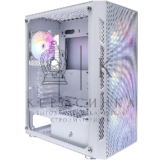Компьютерный корпус 1STPLAYER FIREBASE XP White/ATX/4x120мм LED fans/XP-WH-4F1-W
