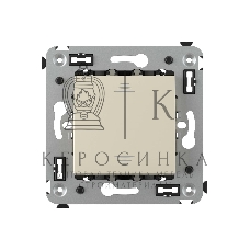 Выключатель одноклавишный DKC Avanti Ванильная дымка