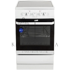 Плита электрическая Hansa FCCW54000 белый, конфорок 4 шт, духовка 68 л, 50 см x 85 см x 60 см