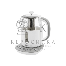 Чайник электрический ATLANTA ATH-2534 1,5л, стекло (gray) (24)