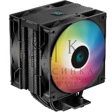 Кулер для процессора DEEPCOOL AG400 DIGITAL PLUS черный, 120 мм, алюминий/медь, 2100 об/мин, 31.6 дБ, 4 pin, 220 Вт, 152.7 мм