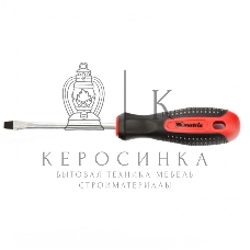 Отвертка Matrix fusion 11423 sl6.0х100 мм crv 3х компонентная рукоятка ''anti slip''
