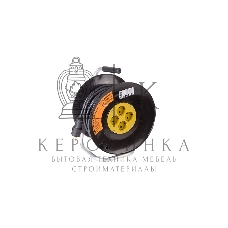 Удлинитель силовой PROconnect на катушке PROFESSIONAL 4 гнезда с/з 40 м 3х2,5 мм² 11-7614