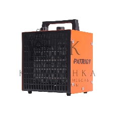 Тепловентилятор электрический Patriot PT Q 3S, оранжевый/черный, 2000 Вт, 25 м2, термостат