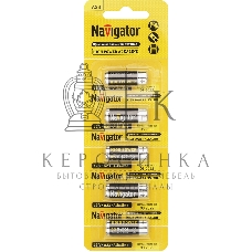 Элемент питания алкалиновый Navigator A23 61 464 NBT-NE-A23-BP5 для пультов сигнализаций (блист.5шт)