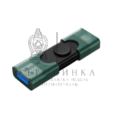 Флешка USB Kingston DataTraveler Duo (DTDEG2/256Gb), 256Gb, USB3.2/Type-C, R/W 150/60, зеленая