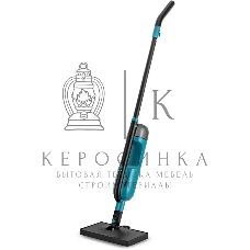Швабра паровая Kitfort КТ-1078 черный/бирюзовый