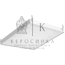 Светильник офисный Gauss MiR 35W 3500lm 5000K IP40 588x588x50мм Грильято призма планки LED