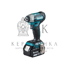 Гайковерт акк MAKITA DTW180RFE  б\щет, 18В, 2x3Ач, Li-ion, 3600у\м, 180Нм, квадрат 3\8