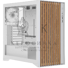 Корпус Formula V Line TimberLine T0 White, ATX, wood+plastic front, TYPE-C*1, USB3.0*2, FRONT 3x120мм FRGB, REAR 1x120мм FRGB