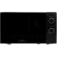 Микроволновая печь General Electronics GE-MS120B черный, 20 л, 700 Вт, переключатели - поворотный механизм